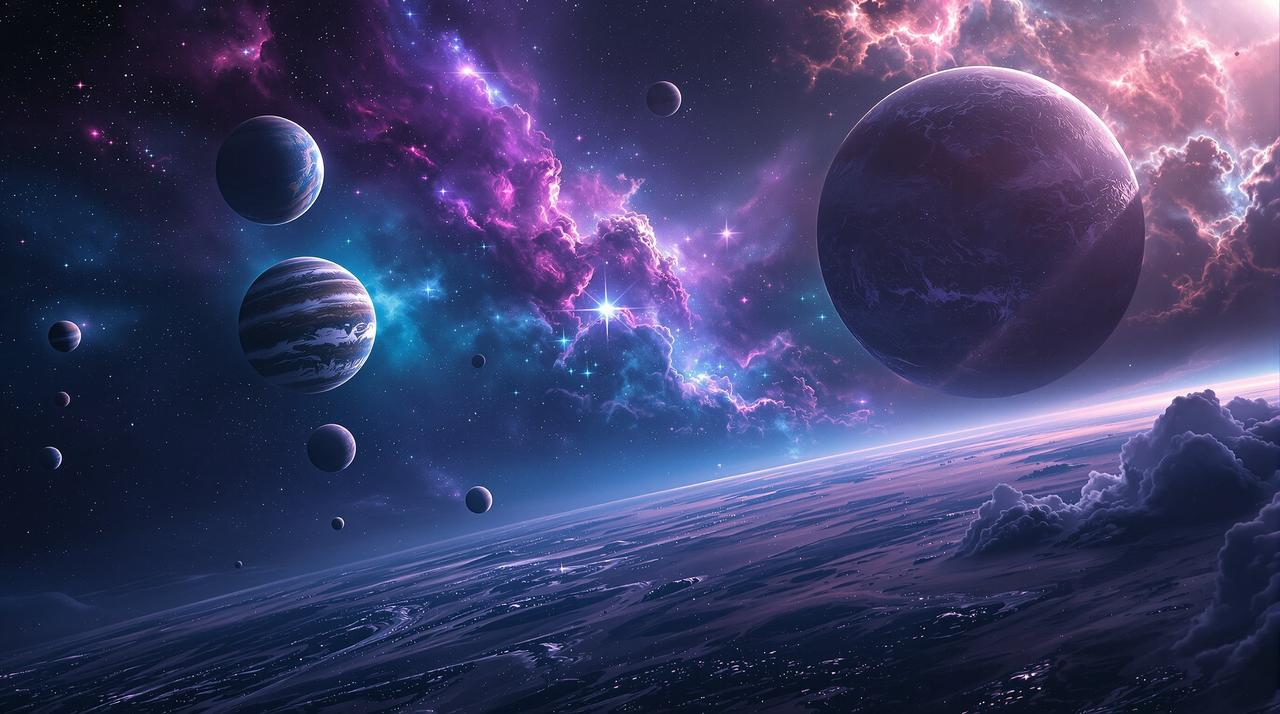 被窝电影 - 浩瀚星空影院主题背景